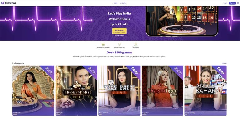 Review of Casino Days India